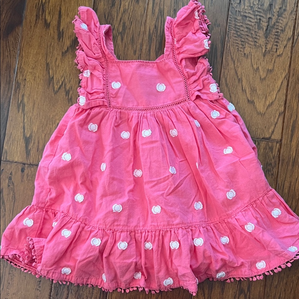 Max Studio Pink Dress with White Dots